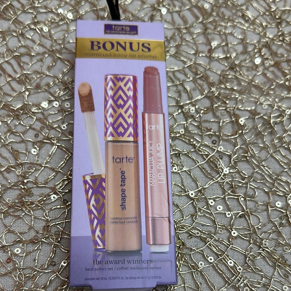 Tarte Shape Tape and Maracuja Juicy Lip Set